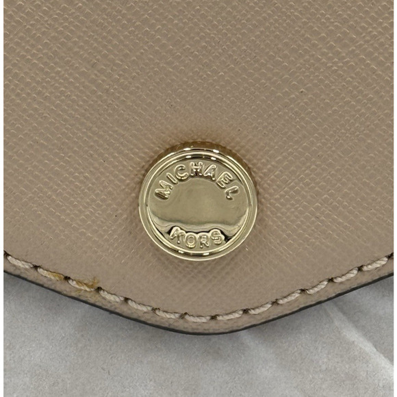 Michael Kors Jet Set Medium Tote Oyster Beige Leather Shoulder Bag NWT $228 - Picture 3 of 11